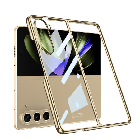 Galaxy Z Fold 5 Kılıf Zore Full Camlı Kıpta Kapak - 5