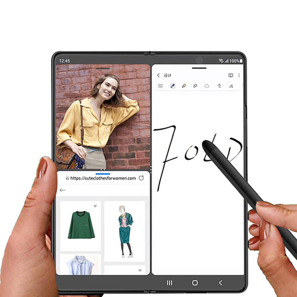 Galaxy Z Fold 5 Zore C-Pen Dokunmatik Kalem - 3