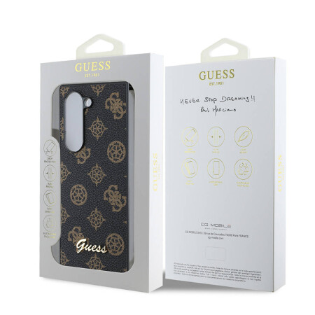 Galaxy Z Fold 6 Kılıf Guess Orjinal Lisanslı Peony Script Kapak - 8