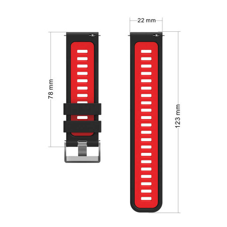 Gear S3 KRD-55 Silikon Kordon - 12