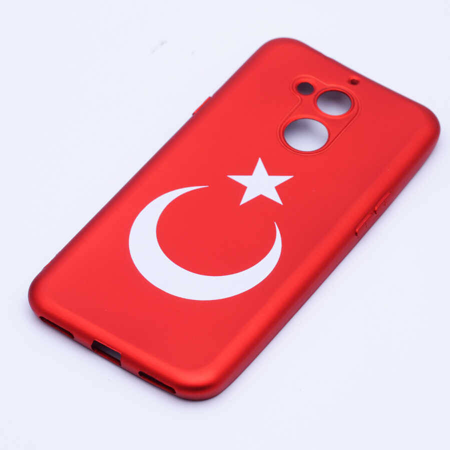 General Mobile 8 Kılıf Zore Bayrak Silikon - 1