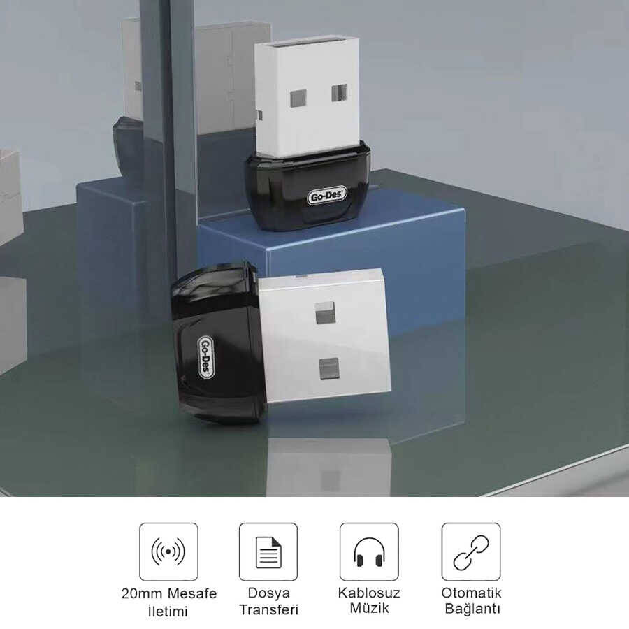 Go Des GD-BT113 USB Bluetooth Adaptör - 11