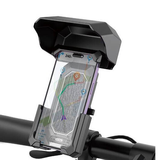 Go Des GD-HD906 Sarsıntı Önleyici Anti-UV Su Geçirmez Bisiklet ve Motosiklet Telefon Tutucu - 2