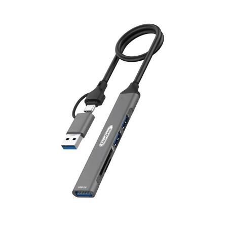 Go Des GD-UC707 USB3.0 + USB2.0 + SDTF Bağlantılı Type-C USB-A 5in2 Hub - 2