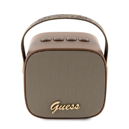 Guess Orjinal Lisanslı Askılı PU Deri Yazı Logolu 5W Bluetooth Speaker - 7