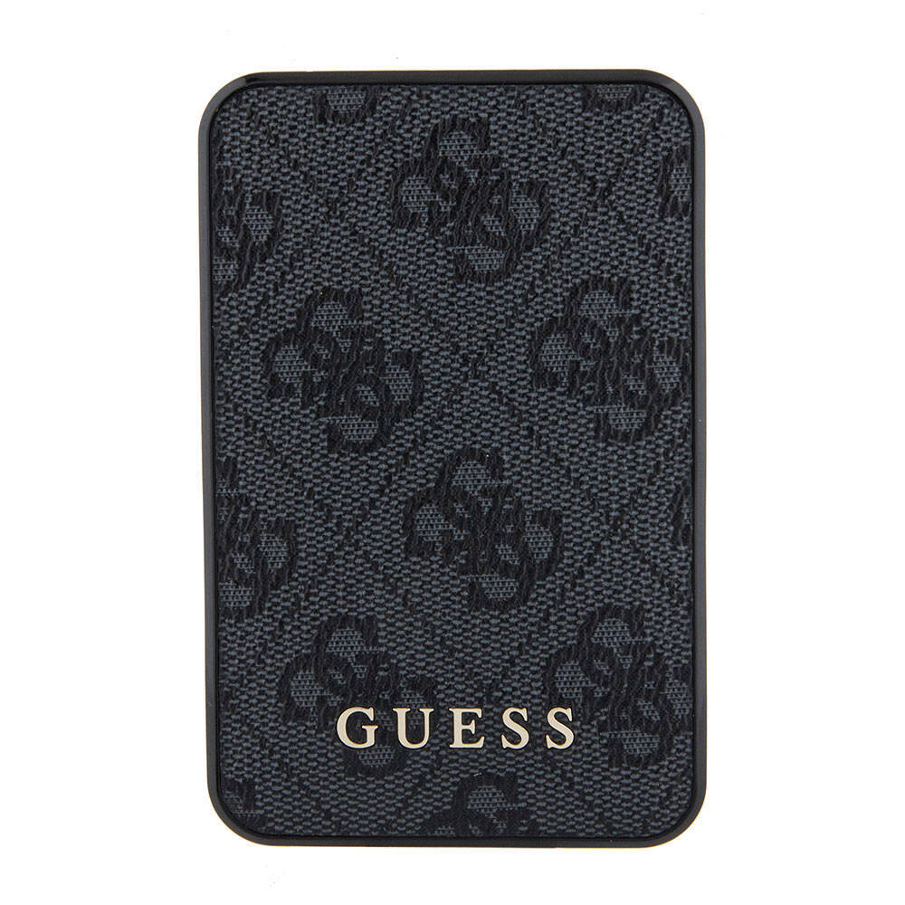 Guess Orjinal Lisanslı PU Deri 4G Desenli Metal Yazı Logolu Powerbank 5000mAh - 8