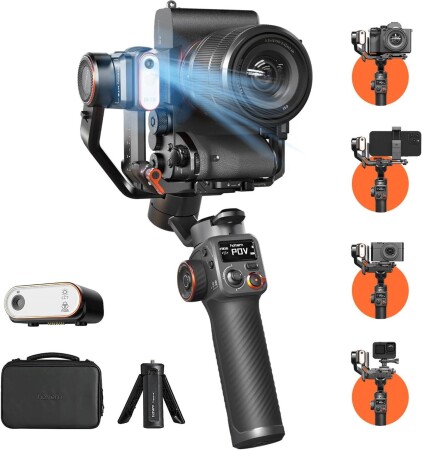 Hohem iSteady MT2 3 Eksenli El Tipi AI Yapay Zeka Görüş Sensörlü Kamera Gimbal Stabilizatör - 2