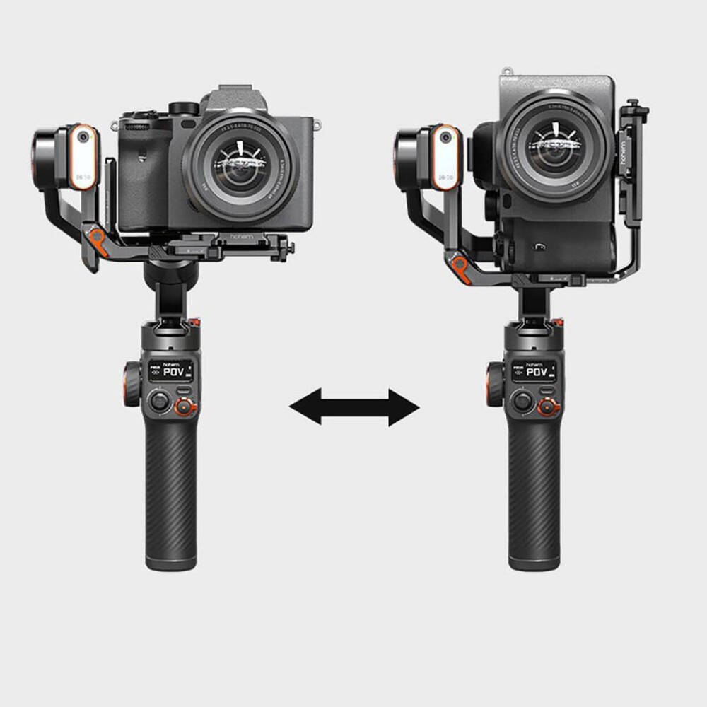 Hohem iSteady MT2 3 Eksenli El Tipi AI Yapay Zeka Görüş Sensörlü Kamera Gimbal Stabilizatör - 4