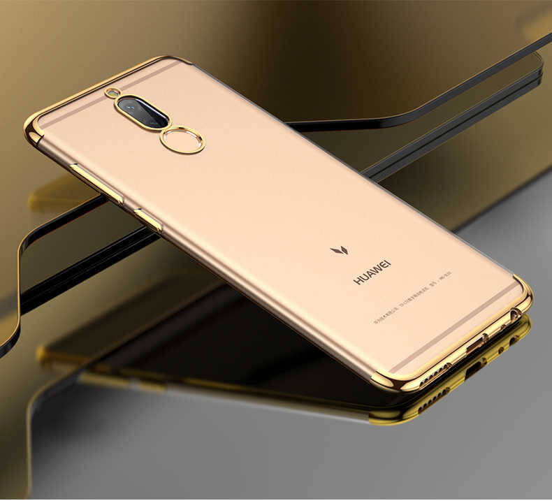 Huawei Mate 10 Lite Kılıf Zore Dört Köşeli Lazer Silikon Kapak - 7