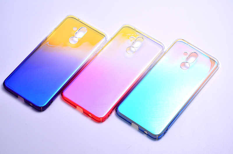 Huawei Mate 20 Lite Kılıf Zore Renkli Transparan Kapak - 6