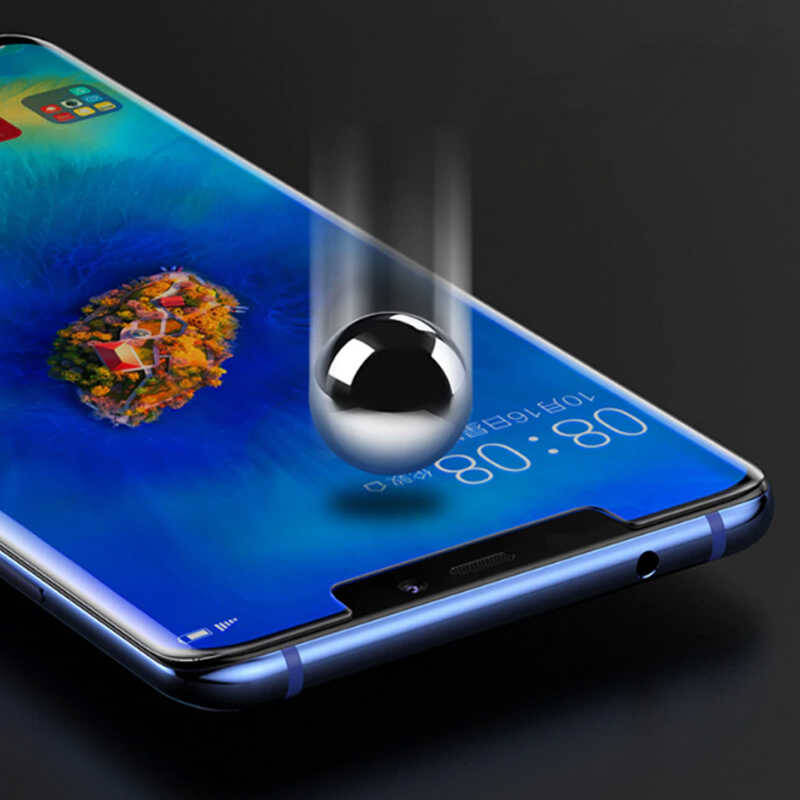 Huawei Mate 20 Lite Zore Kenarları Kırılmaya Dayanıklı Cam Ekran Koruyucu - 4