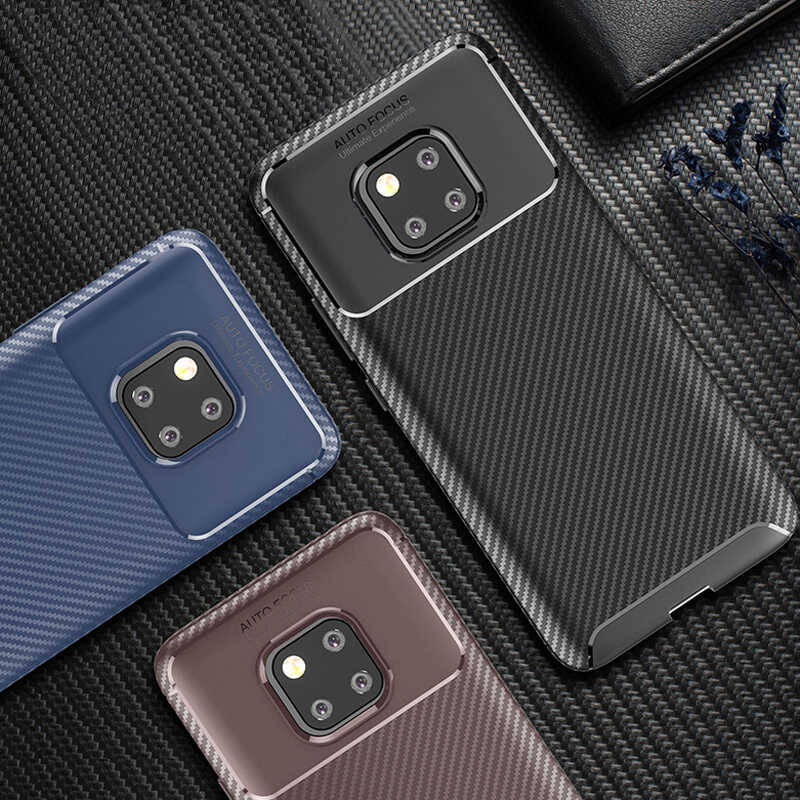 Huawei Mate 20 Pro Kılıf Zore Negro Silikon Kapak - 6