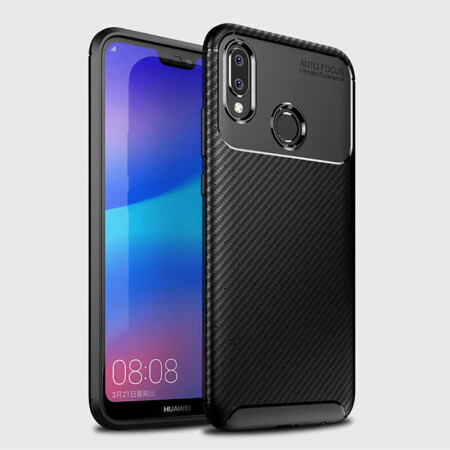 Huawei P20 Lite Kılıf Zore Negro Silikon Kapak - 12