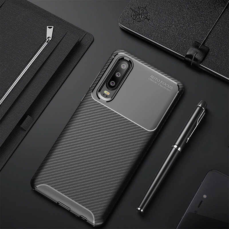 Huawei P30 Kılıf Zore Negro Silikon Kapak - 3