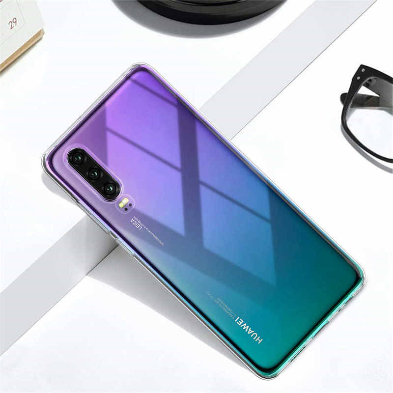 Huawei P30 Kılıf Zore Süper Silikon Kapak - 1