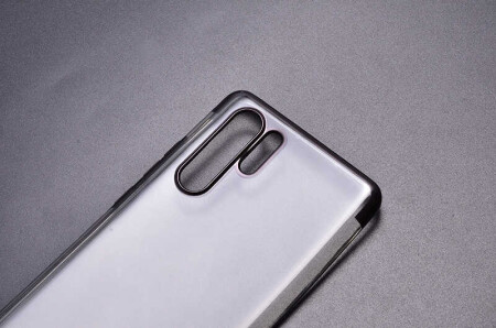 Huawei P30 Pro Kılıf Zore Dört Köşeli Lazer Silikon Kapak - 8