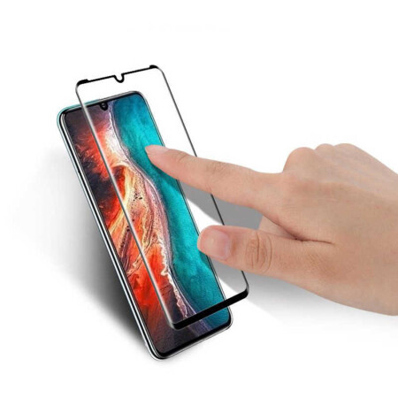 Huawei P30 Zore Kenarları Kırılmaya Dayanıklı Cam Ekran Koruyucu - 4