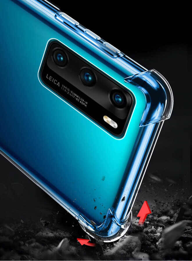 Huawei P40 Kılıf Zore Nitro Anti Shock Silikon - 6