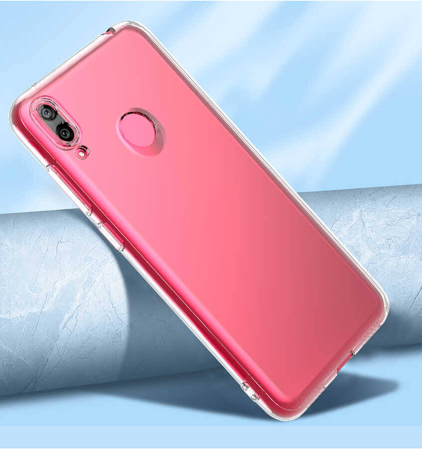 Huawei Y7 Prime 2019 Kılıf Zore Kamera Korumalı Süper Silikon Kapak - 5