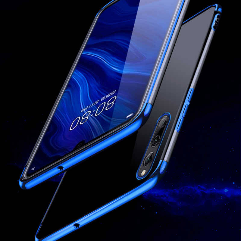 Huawei Y9 Prime 2019 Kılıf Zore Dört Köşeli Lazer Silikon Kapak - 14