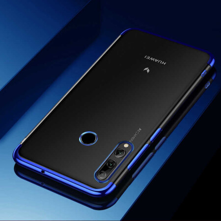 Huawei Y9 Prime 2019 Kılıf Zore Dört Köşeli Lazer Silikon Kapak - 6