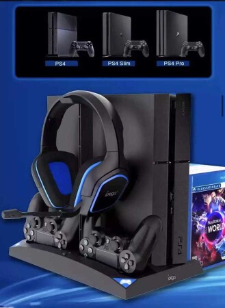 iPega PG-P4009 Playstation 4 Şarj İstasyonu ve Kulaklık Standı - 7