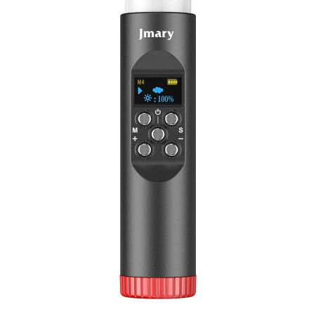 Jmary FM-128RGB OLED Ekran Göstergeli RGB Led Işıklı Su Geçirmez Aydınlatma Çubuğu - 9