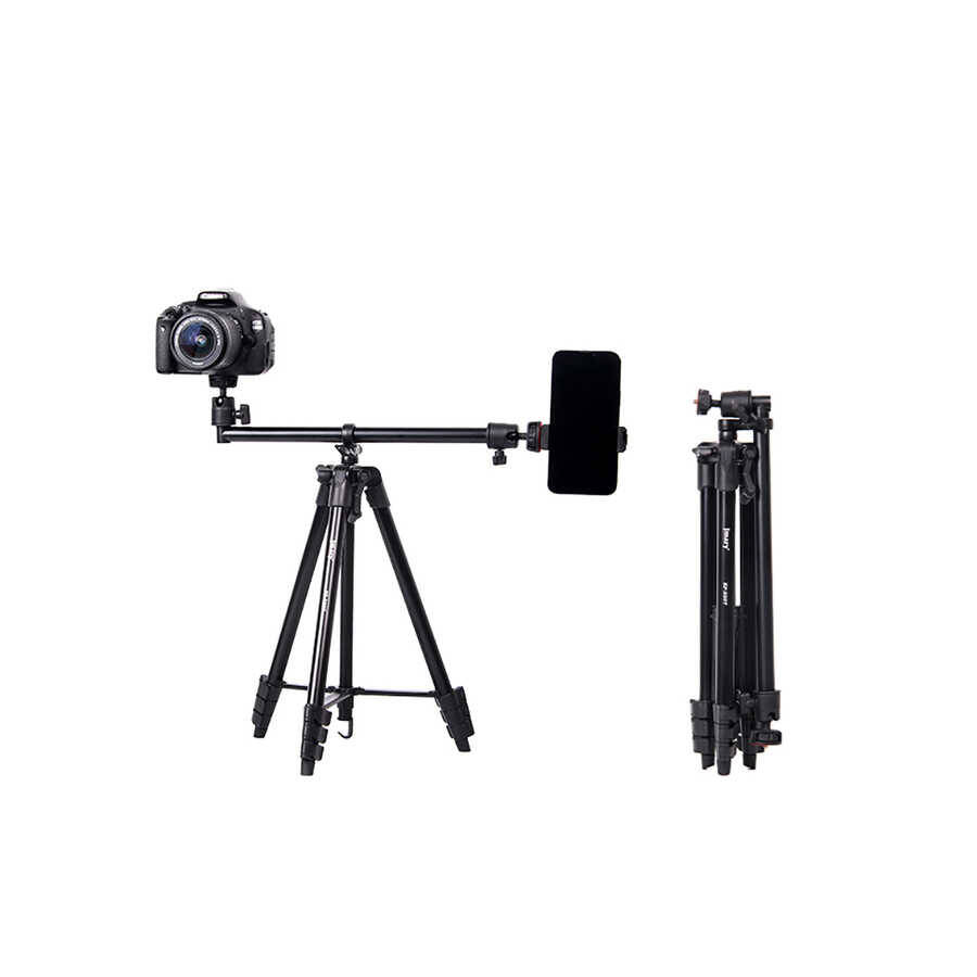 Jmary KP2207 Tripod 4 Farklı Yükseklik Ayarı 133 cm 360 Derece Dönebilen Başlık - 6