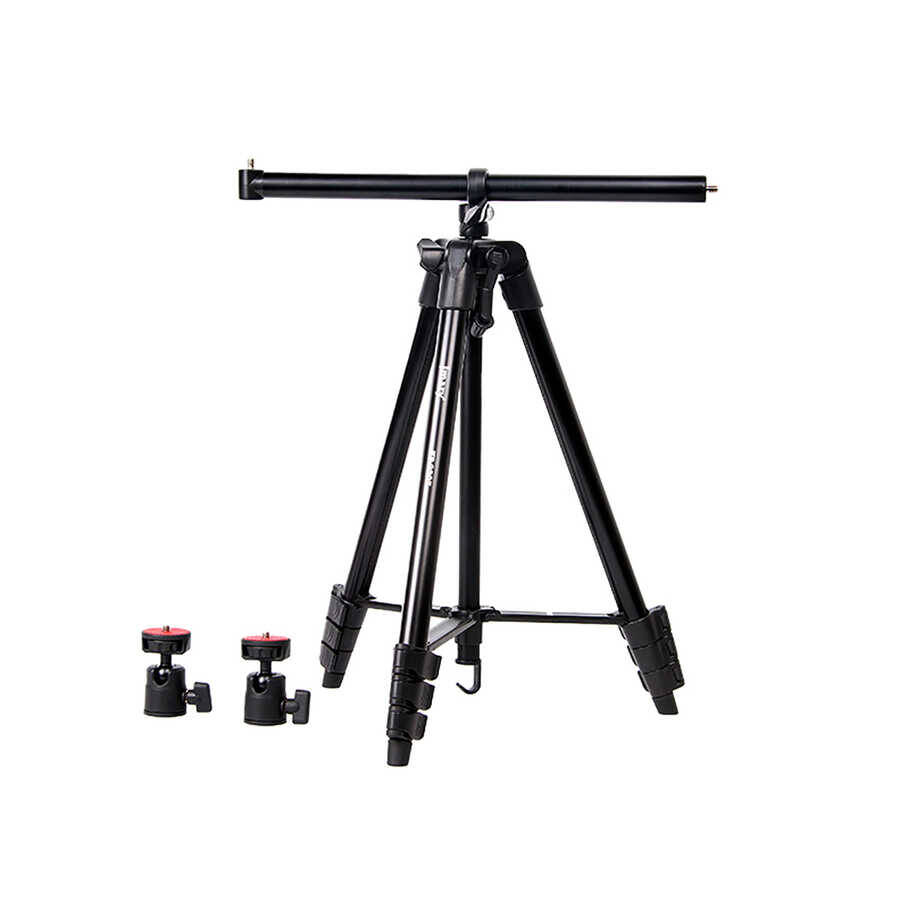 Jmary KP2207 Tripod 4 Farklı Yükseklik Ayarı 133 cm 360 Derece Dönebilen Başlık - 1