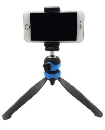 Jmary MT-20 Tripod 360 Derece Oynar Başlıklı Çok Yönlü Kısa Telefon Sabitleyici 16 cm - 5