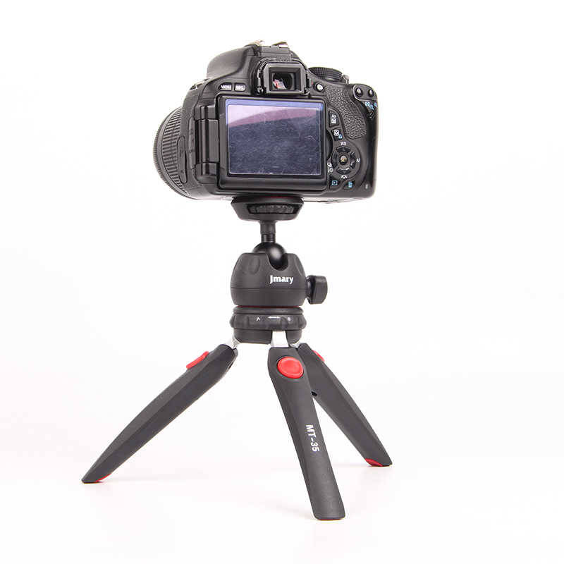 Jmary MT-35 Tripod 360 Derece Oynar Başlıklı Çok Yönlü Kısa Telefon Sabitleyici - 8