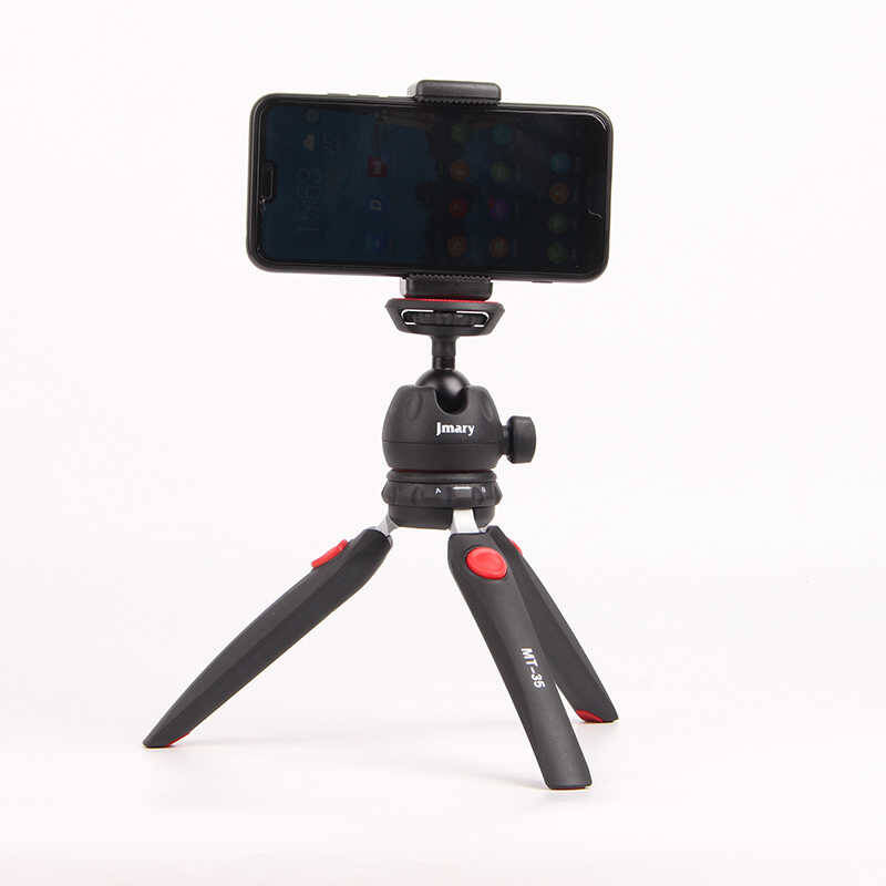 Jmary MT-35 Tripod 360 Derece Oynar Başlıklı Çok Yönlü Kısa Telefon Sabitleyici - 10