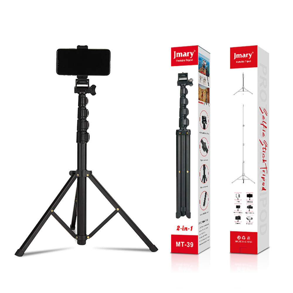 Jmary MT-39 5 Kademeli 153cm Fonksiyonel 2 in 1 Monopod 360 Derece Dönebilen Başlıklı Tripod - 4