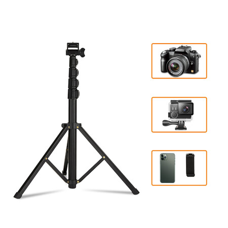 Jmary MT-39 5 Kademeli 153cm Fonksiyonel 2 in 1 Monopod 360 Derece Dönebilen Başlıklı Tripod - 6