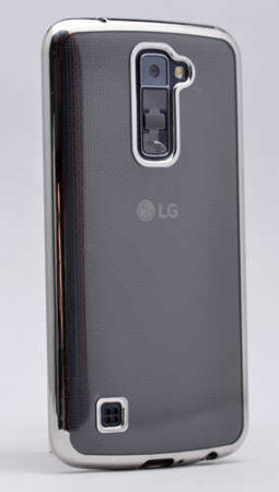 LG K10 Kılıf Zore Lazer Kaplama Silikon - 1