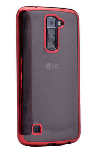 LG K8 Kılıf Zore Lazer Kaplama Silikon - 5