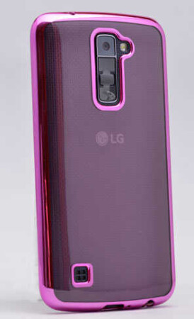 LG K8 Kılıf Zore Lazer Kaplama Silikon - 4