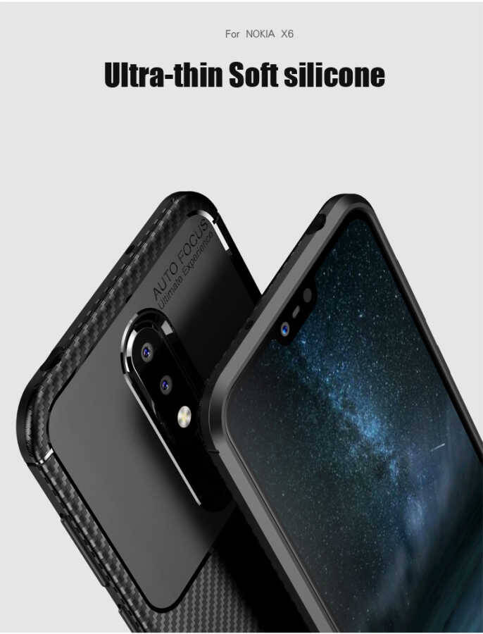 Nokia 5.1 Plus Kılıf Zore Negro Silikon Kapak - 8