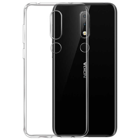 Nokia 5.1 Plus Kılıf Zore Süper Silikon Kapak - 1