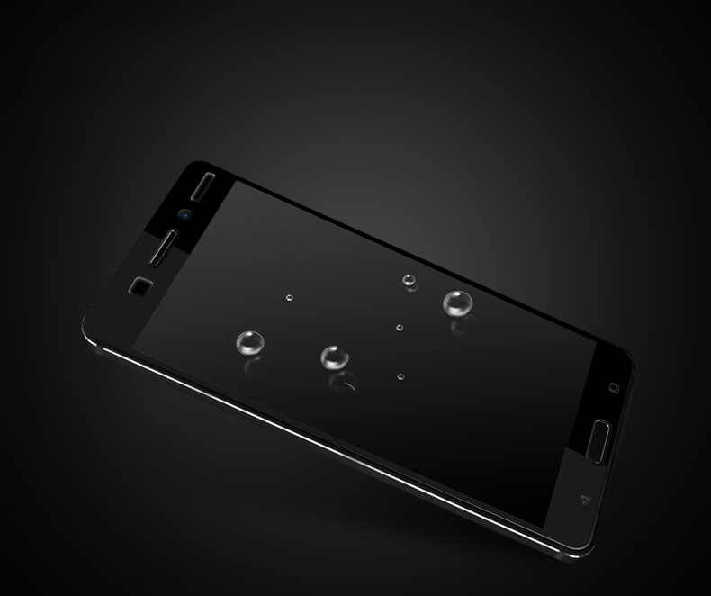 Nokia 6 Zore Ekranı Tam Kaplayan Düz Cam Koruyucu - 6