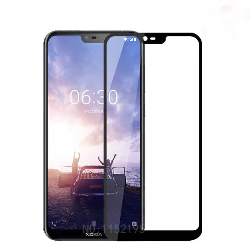 Nokia X6 Zore Kenarları Kırılmaya Dayanıklı Cam Ekran Koruyucu - 4