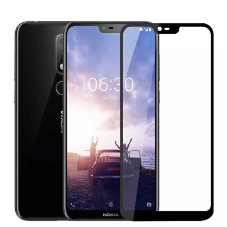 Nokia X6 Zore Kenarları Kırılmaya Dayanıklı Cam Ekran Koruyucu - 8