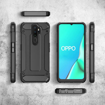 Oppo A5 2020 Kılıf Zore Crash Silikon Kapak - 13