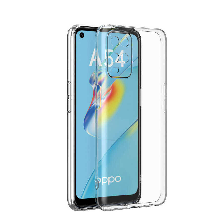 Oppo A54 4G Kılıf Zore Kamera Korumalı Süper Silikon Kapak - 4