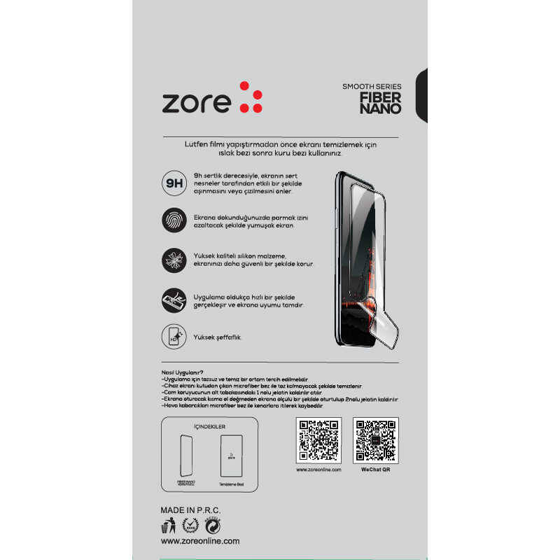 Oppo A73 Zore Fiber Nano Ekran Koruyucu - 3