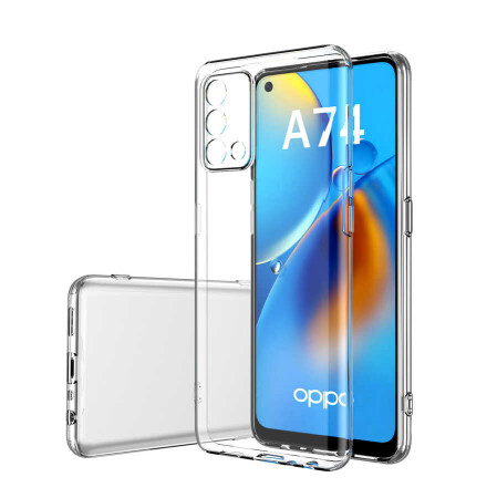 Oppo A74 4G Kılıf Zore Kamera Korumalı Süper Silikon Kapak - 4