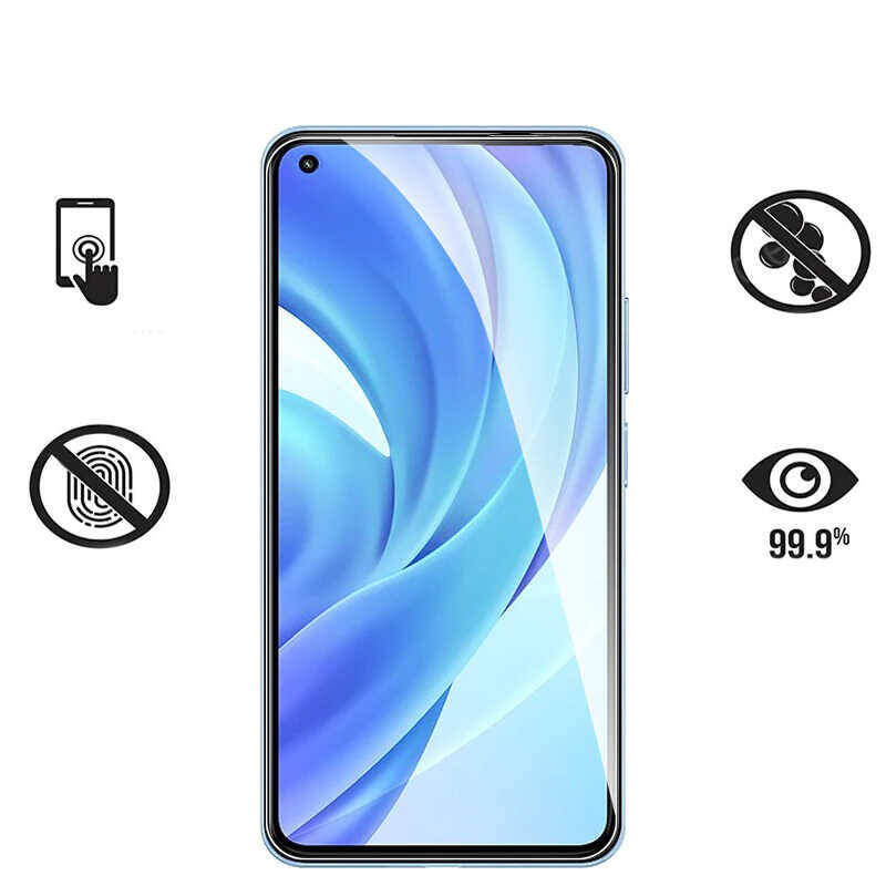 Oppo A74 4G Zore Maxi Glass Temperli Cam Ekran Koruyucu - 5