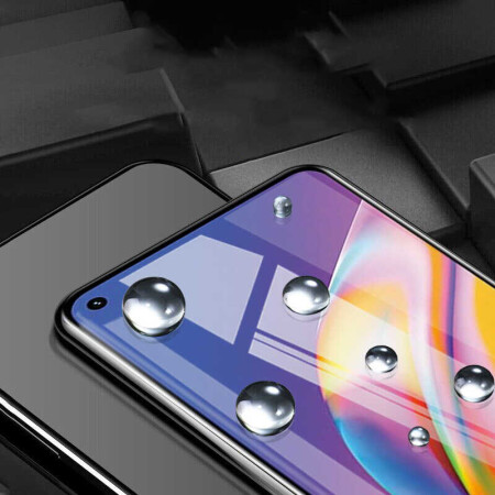 Oppo A76 Zore Maxi Glass Temperli Cam Ekran Koruyucu - 3