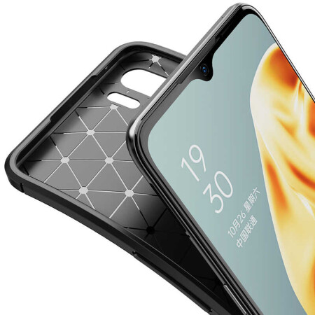 Oppo A91 Kılıf Zore Negro Silikon Kapak - 10