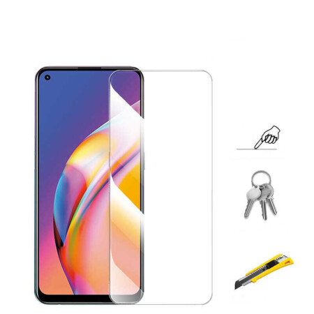 Oppo A96 4G Zore Maxi Glass Temperli Cam Ekran Koruyucu - 5